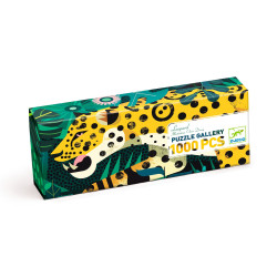 Palapeli leopardi viidakossa - 1000 palaa