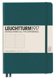 LT NOTEBOOK A5 Hard pacific green 251 p. dotted