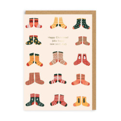Christmas aka New Sock Day Greeting Card