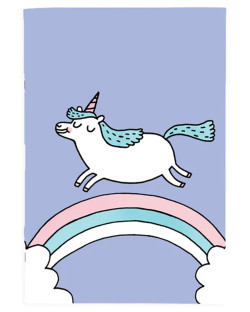 Gemma Correll Magical Unicorn A4ish Notebook