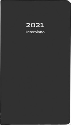 Interplano, musta muovikansi (kaksikielinen)