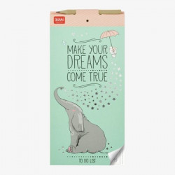 DONT FORGET MAGNETIC NOTE-PAD - ELEPHANT