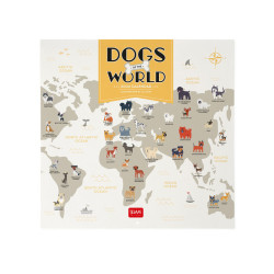 WALL CALENDAR-UNCOATED PAPER - 30X29 cm DOGS OF THE WORLD