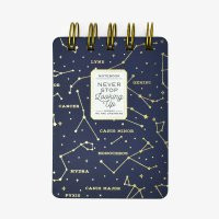 MINI SPIRAL  NOTEBOOK - LINED - STARS