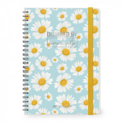 LARGE WEEKLY SPIRAL BOUND DIARY 12 MONTH 2022 - DAISY