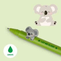 Gel pen koala -green ink