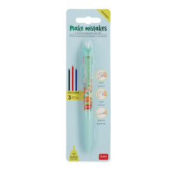 Make mistakes 3-colour eraseble pen Choose Happiness