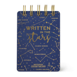 MINI SPIRAL NOTEBOOK - LINED - STARS