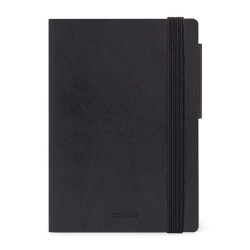 18M - SMALL WEEKLY DIARY WITH NOTEBOOK - COLORS - BLACK ONYX