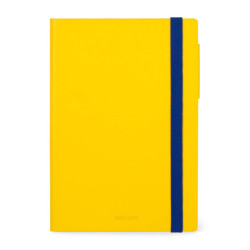 18M - MEDIUM WEEKLY DIARY WITH NOTEBOOK - COLORS - YELLOW FREESIA