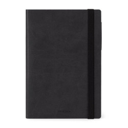 18M - MEDIUM WEEKLY DIARY WITH NOTEBOOK - COLORS - BLACK ONYX
