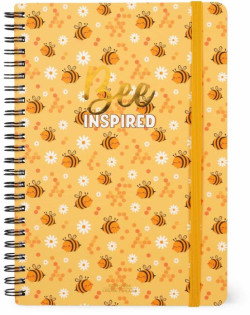 16M - LARGE WEEKLY SPIRAL BOUND DIARY - PHOTO - BEE