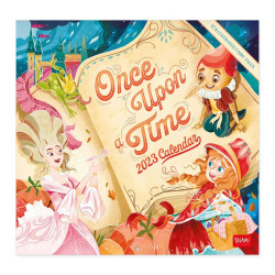 UNCOATED PAPER CALENDAR 2023 - 30X29 cm ONCE UPON A TIME
