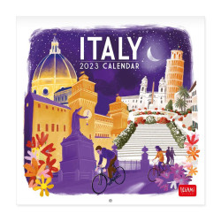 UNCOATED PAPER CALENDAR 2023 - 18X18 cm ITALY