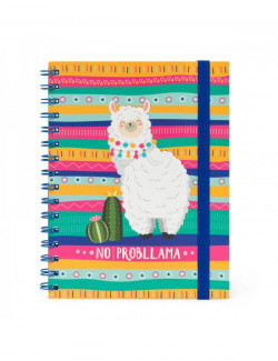 SPIRAL NOTEBOOK - LARGE LINED - NO PROBLLAMA