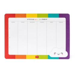 SMART NOTES - PAPER MOUSEPAD & NOTEPAD - RAINBOW