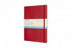 MOLESKINE NOTEBOOK XL DOTTED SCARLET RED SOFT COVER
