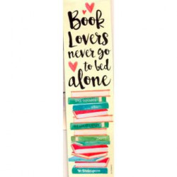 BOOKLOVERS BOOKMARK WITH ELASTIC BAND