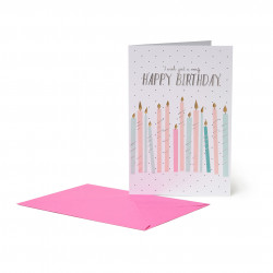 HAPPINESS GREETING CARDS - 11,5X17 HB CANDLES