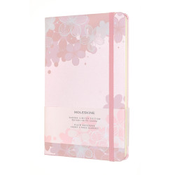 Moleskine Notebook Sakura LG blan l.pink