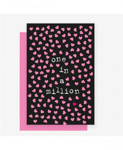 UNUSUAL GREETING CARDS - 11,5X17 ONE MILLION