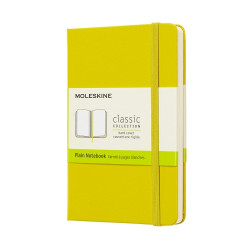 MOLESKINE CLASSIC NOTEBOOK POCKET PLAIN HARD COVER DANDELION YELLOW