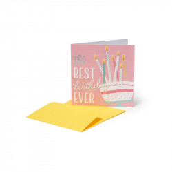 GREETING CARDS - 7X7 - BEST BIRTHDAY