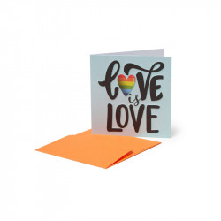 GREETING CARDS - 7X7 - LOVE IS LOVE