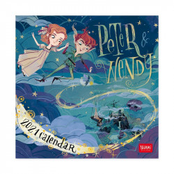 UNCOATED PAPER CALENDAR 2021 - 18X18 cm PETER&WENDY