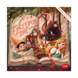 UNCOATED PAPER CALENDAR 2021 - 18X18 cm ONCE UPON A TIME