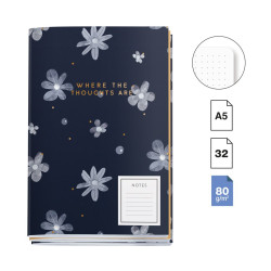 Notebook Miquelrius A6 collection midnight secrets dots 32sh 80g