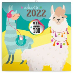 Happy Llamas seinkalenteri 2022