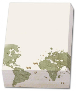 Muistilehti: Wandkaart van de wereld door Joan Blaeu, Het Scheepvaartmuseum