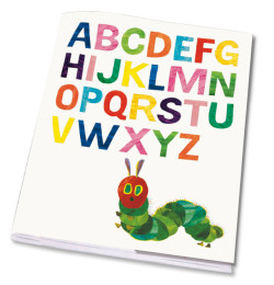 Vihko A5: Alfabet, The very hungry caterpillar, Eric Carle