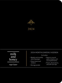 milk and honey 12-Month 2024 Monthly/Weekly Agenda Calendar