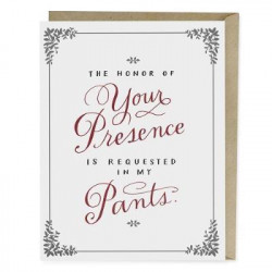 The Honor Of Your Presence Card