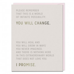 Card: You Will Change