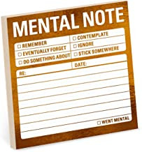 Mental Note Metallic Sticky Notes