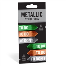 To Do / To Dont No Metallic Sticky Flags