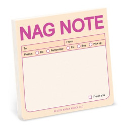 Nag Note Sticky Notes (Pastel Edition)