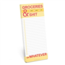 Groceries and Shit Make-a-List Pads