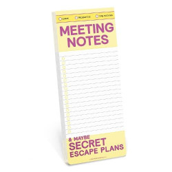 Meeting Notes Make-a-List-Pad