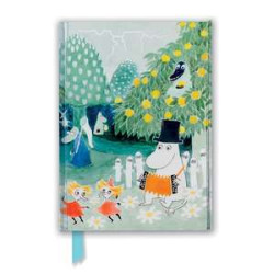 Moomin: Cover of Finn Family Moomintroll (Foiled Journal, ruled, 176 pages, pocket ribbon, magnetic closure)