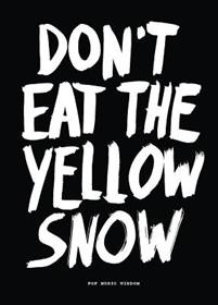 Dont Eat the Yellow Snow: Pop Music Wisdom