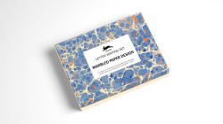 Letter Writing Set Marbled Paper