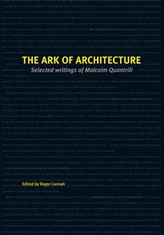 Ark of Architecture -Selected Writings of Malcolm Quantrill