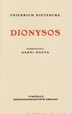 Dionysos (nkispainos) Valikoima runoja